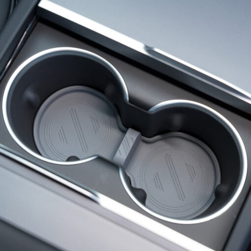 Water Cup Holder Storage Box Console TPE Silicone Holder Cup Holder Insert for Tesla Model Y Juniper 2025+ - Image 5