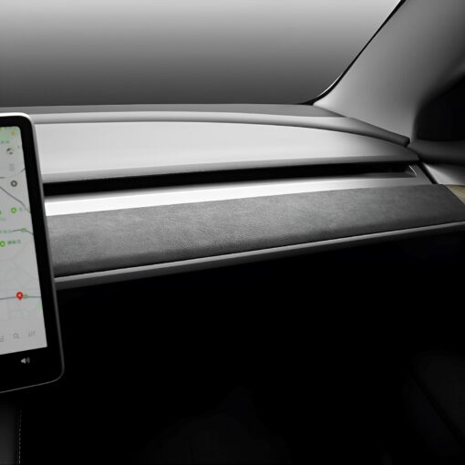 Alcantara Dashboard Cover Cover For Tesla Model 3/Y (2017-2023) - Image 4