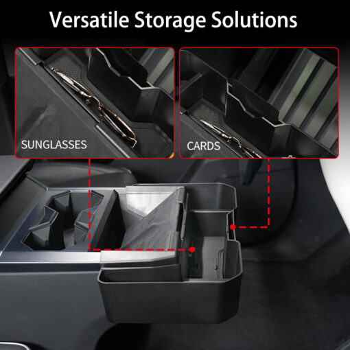 Extended Center Console Storage Box for Cybertruck - Image 3