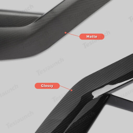 [Real Carbon Fiber] Center Console Side Interior Trim Panel for Tesla Model Y Juniper 2025+ - Image 4