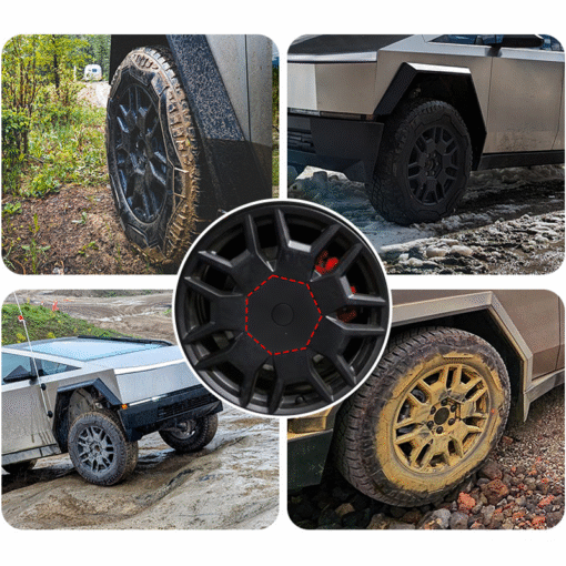 Heptagonal Center Hub Caps Lug Nut Covers for Cybertruck (4 Pcs) - Image 5