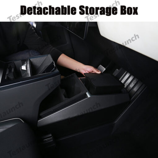Center Console Floor Organizer for Cybertruck - Image 8