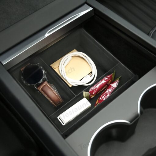 Center Front Storage Box for Tesla Model Y Juniper 2025+ - Image 5