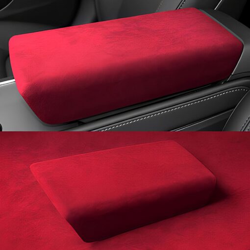Alcantara Armrest Cover For Tesla Model 3/Y (2017-2024) - Image 4