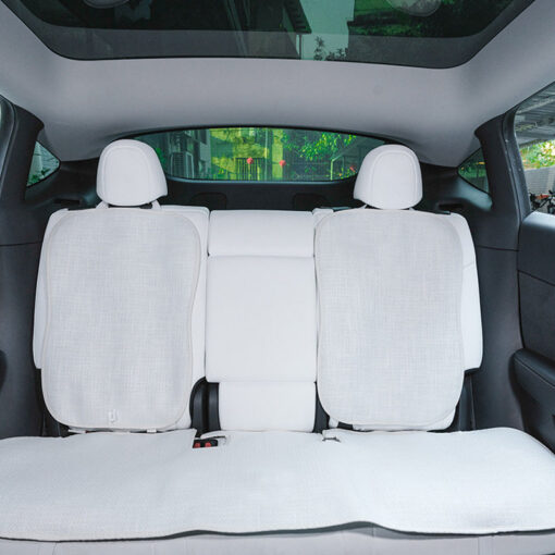 Comfortable and Breathable Cotton and Linen Cushion for Tesla Model 3 and Model Y - Image 4