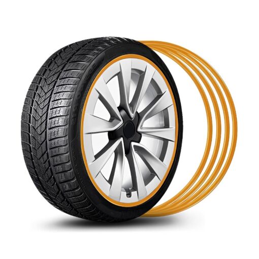 Aluminum Alloy Wheel Rim Protector- Fits All Cars (4pcs） - Image 21