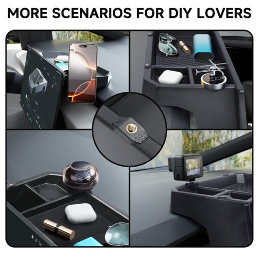 Center Console Behind Screen Storage Box for Cybertruck - Image 4