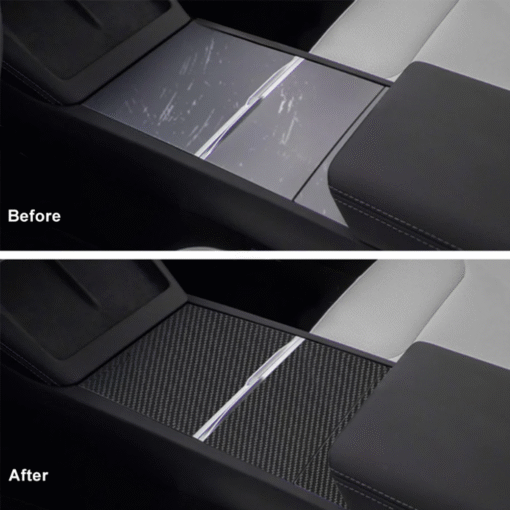 Center Console Protector Sticker Cover for Tesla Model Y Juniper 2025+ - Image 2