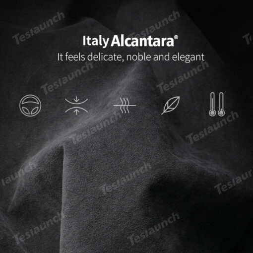 Alcantara Center Console Sticker Cover for Tesla Model Y Juniper 2025+ - Image 3