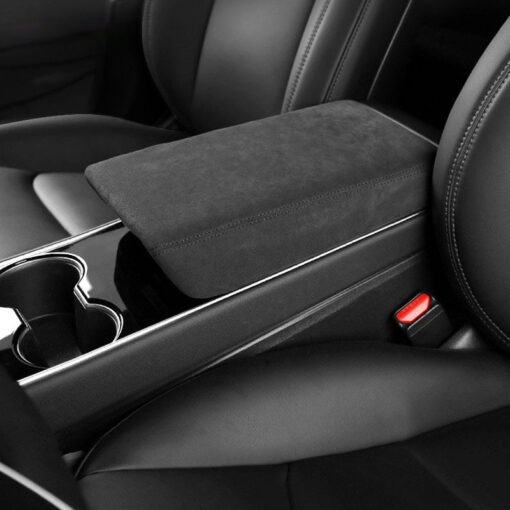 Alcantara Armrest Cover For Tesla Model 3/Y (2017-2024) - Image 6