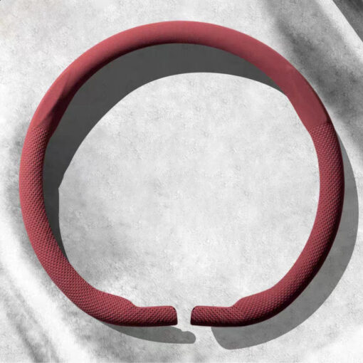 Alcantara Hand Stitch Steering Wheel Cover for Tesla Model 3/Y - Image 25