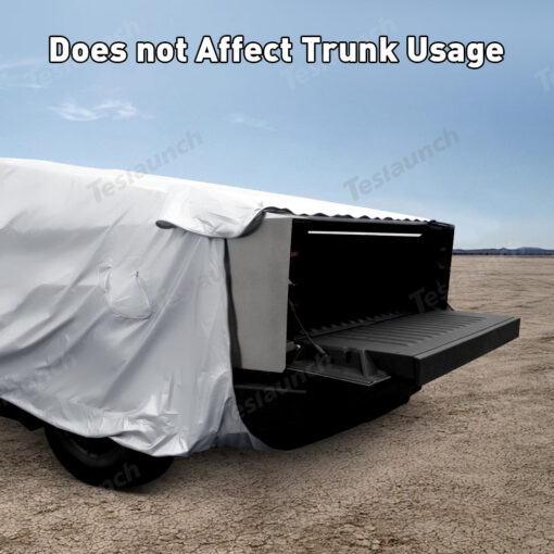All-Weather Full Cover Outdoor Car Cover for Tesla Cybertruck - Image 4