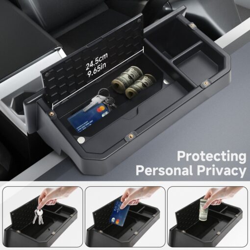 Center Console Behind Screen Storage Box for Cybertruck - Image 5
