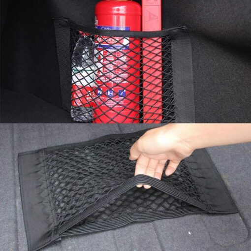 Trunk Mesh Cargo Net Storage Bag Fixed Net Bag For Tesla Model 3/Y/S/X - Image 2
