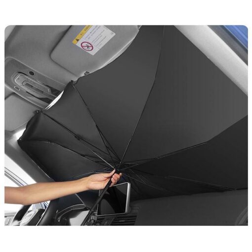 Foldable Umbrella Car Front Windshield Sunshade for Tesla Model 3/Y/S/X - Image 2