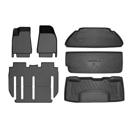 Model X Floor Mats Trunk Mat Cargo Liner for All Weather for Tesla(2015-2020) - Image 13