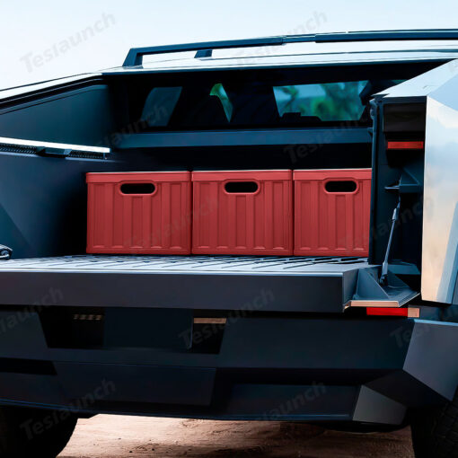 Foldable Vault Cargo Bins for Tesla Cybertruck - Image 3