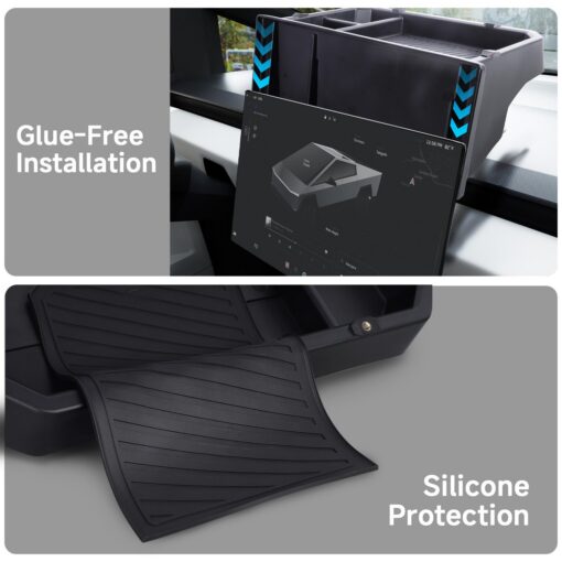 Center Console Behind Screen Storage Box for Cybertruck - Image 6