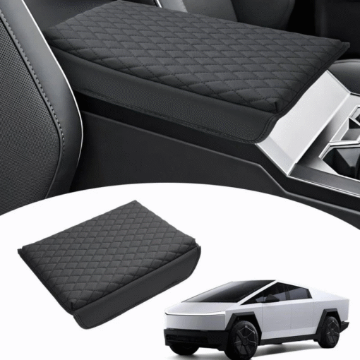 Leather Center Armrest Cover for Cybertruck - Image 6