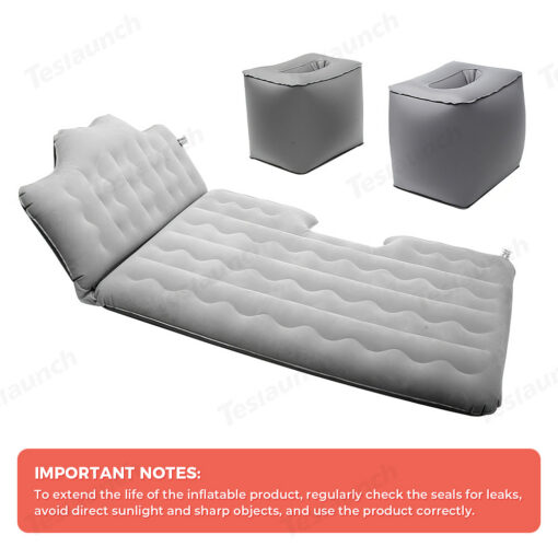 Inflatable Rear Seat Camping Air Mattress for Tesla Cybertruck - Image 6