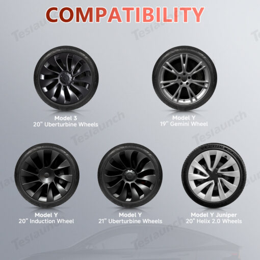 All-in-one Tesla Wheel Rim Protector for Tesla Model Y 20'' Induction Wheel and Model Y 21'' Uberturbine Wheel - Image 8