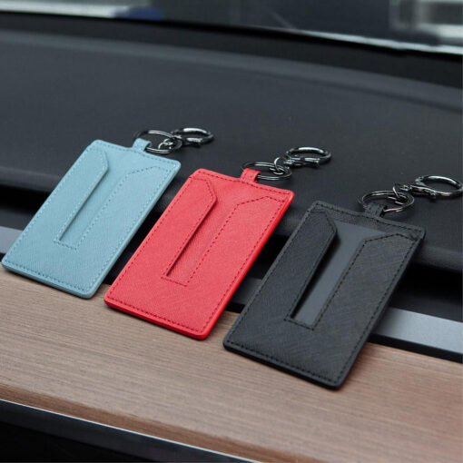 Model 3/Y Leather Key Card Holder for Tesla(2017-2025) - Image 3
