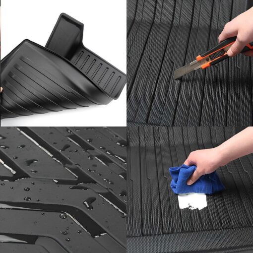 Model X Floor Mats Trunk Mat Cargo Liner for All Weather for Tesla(2015-2020) - Image 15