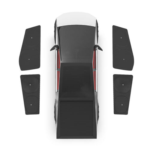 Privacy & Thermal Insulation Window Camping Sunshade Curtains for Cybertruck - Image 8