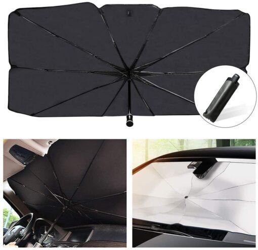 Foldable Umbrella Car Front Windshield Sunshade for Tesla Model 3/Y/S/X