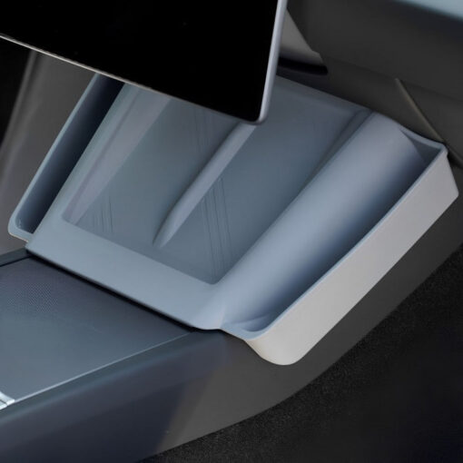 Central Control Wireless Charging Silicone Pad Storage Box for Tesla Model Y Juniper 2025+ - Image 8