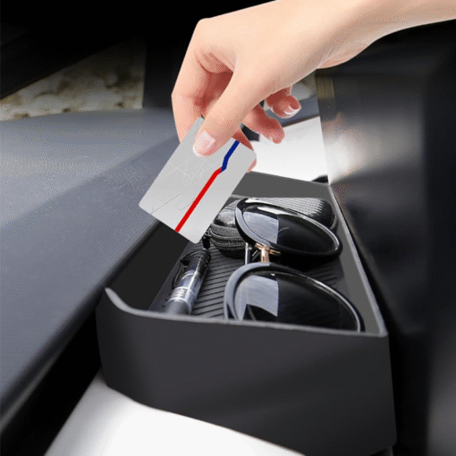 Silicone Center Console Behind Screen Storage Box for Cybertruck - Image 7