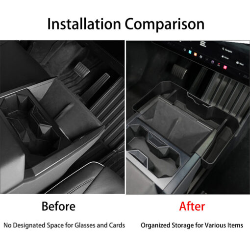 Extended Center Console Storage Box for Cybertruck - Image 2