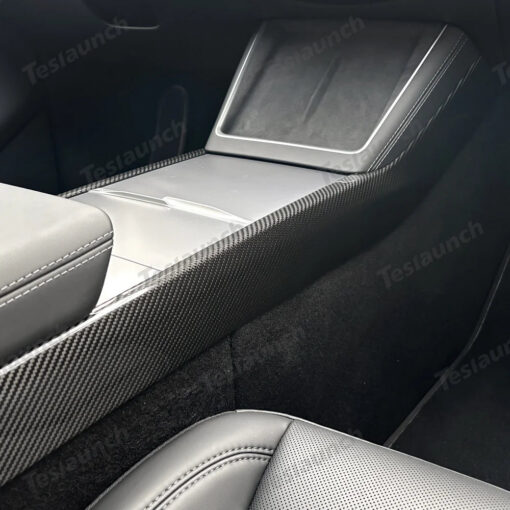 [Real Carbon Fiber] Center Console Side Interior Trim Panel for Tesla Model Y Juniper 2025+ - Image 9