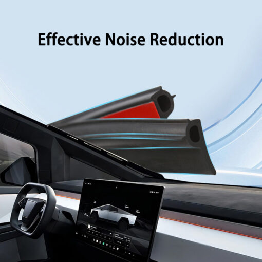 Car Door Seal Kit Wind Noise Reduction Accessories for Cybertruck - Image 2