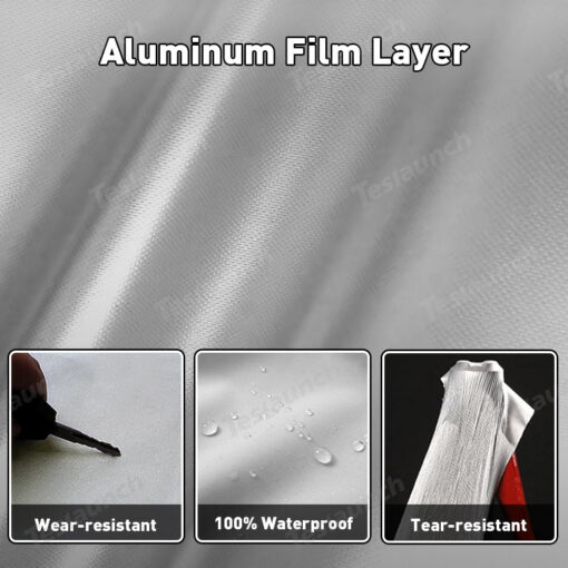All-Weather Full Cover Outdoor Car Cover for Tesla Cybertruck - Image 5