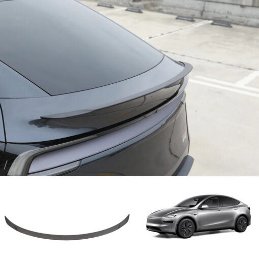 OEM Performance Pro Style Spoiler for Tesla Model Y Juniper 2025+ (Carbon Fiber Pattern ABS) - Image 8