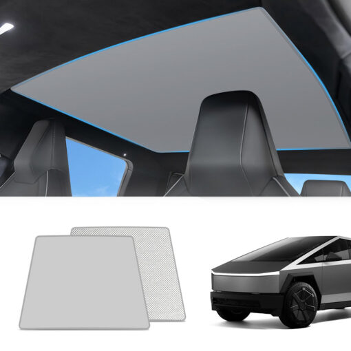 Electrostatic Adsorption Sunroof Ice Crystal Glass Roof Sunshade for Cybertruck - Image 2