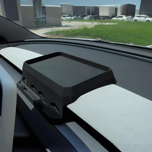 Silicone Dashboard Tissue Tray Hidden Storage Box for Tesla Model Y Juniper 2025+ - Image 2