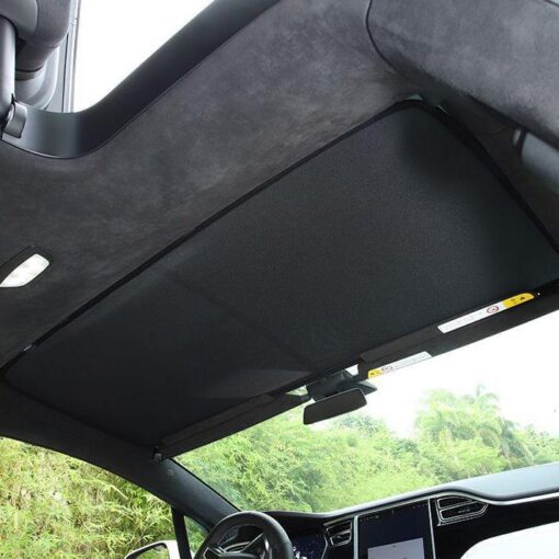Sunroof Sunshade (Front Sun Visor) For Tesla Model X (2015-2025) Accessories - Image 3