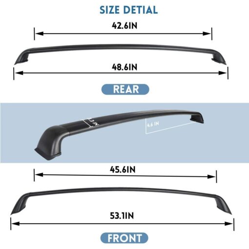Model 3 & Model Y Aluminum Roof Rack Cargo Cross Bars (Set of 2) for Tesla(2017-2025) - Image 6