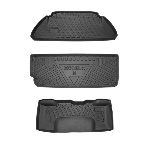 Model X Floor Mats Trunk Mat Cargo Liner for All Weather for Tesla(2015-2020) - Image 17