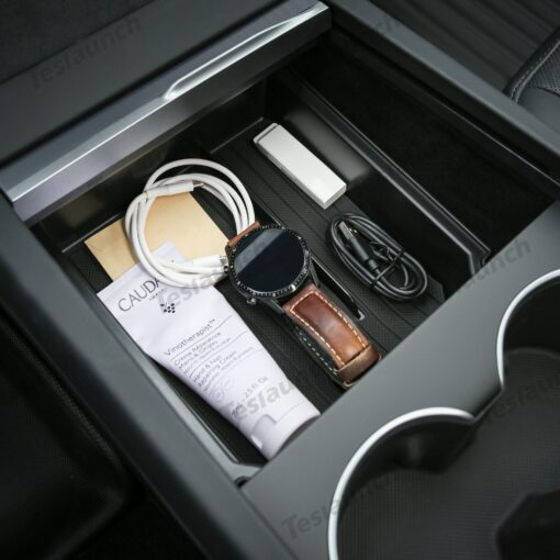 Center Console & Armrest Storage Box for Tesla Model Y Juniper 2025+ - Image 6