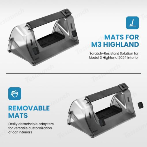Model 3/Y Hidden Foldable Central Control Screen Lower Storage Box for Tesla - Image 10