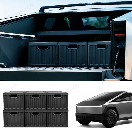 Foldable Vault Cargo Bins for Tesla Cybertruck - Image 2