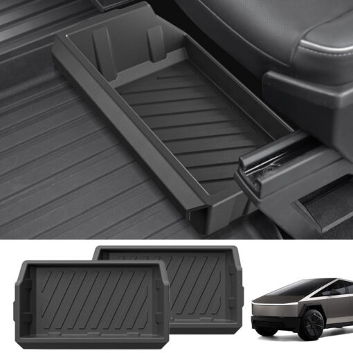 Front Under Seat Hidden Storage Box for Tesla Cybertruck