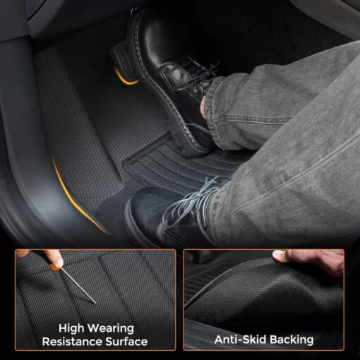 All Weather Floor Mats For Tesla 2024 Model 3 Highland - Image 5