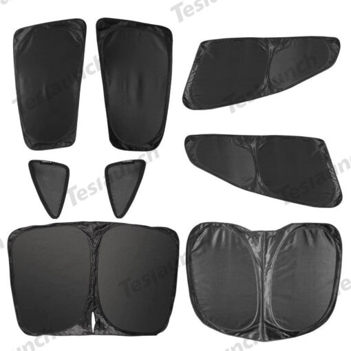 2017-2025 Model 3 Sun Visor for Tesla- Privacy and Thermal Insulated Sunshades Curtains - Image 4