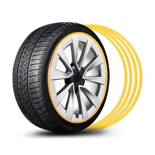 Aluminum Alloy Wheel Rim Protector- Fits All Cars (4pcs） - Image 19