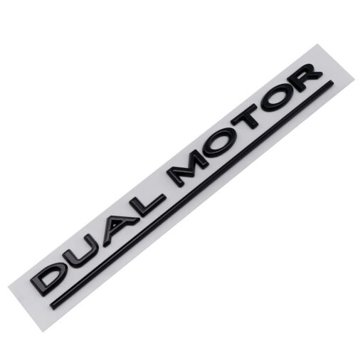 'Dual Motor' Decal Rear Trunk Emblem For Tesla All Model 3 Y S X - Image 4