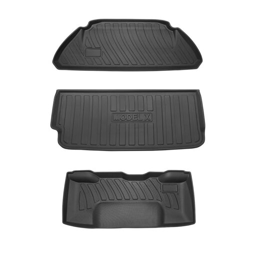 Model X Floor Mats Trunk Mat Cargo Liner for All Weather for Tesla(2015-2020) - Image 10